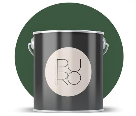 livingwalls PURO C5005 - Pintura de pared con muy alta opacidad - Pintura interior mate de alta calidad en verde - 5 l