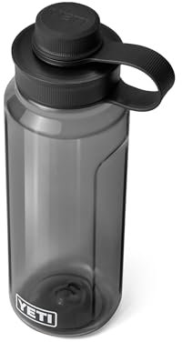 YETI Yonder Bouteille d'eau 1 l avec bouchon Yonder Tether, anthracite