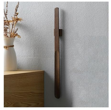 WAOCEO Schuhlöffel 55 cm Langer hölzerner Griff, magnetischer Schuhlöffel, Langer Schuhlöffel, Horn for Schuhe, einfachere Unterstützung beim Tragen von Schuhen Schuhanzieher (Color : C)