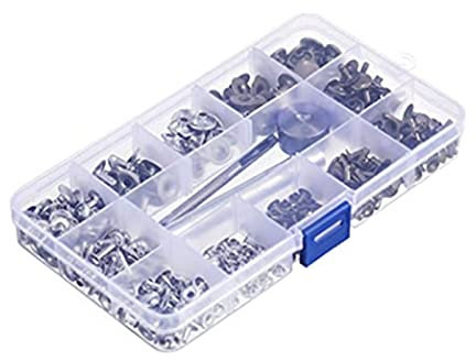 Silriku 200 Sets Metall Einzel Kappe Nieten Nieten Rund Niete für Leder Tasche GüRtel KleidungsstüCke Hut Schuhe Haustier Kragen Dekor