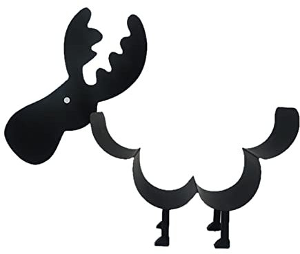 Toilettenpapierhalter aus Eisen, für Badezimmer, Elch