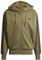 adidas Herren Essential Three Stripes Fleece Zipper Hoodie, Olive strata/Black, XL
