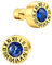 Supcare Ohrstecker für Damen Römische Ziffern Ohrringe mit Geburtsstein Saphir Ohrring September Edelstahl Wikinger Creolen Huggie Gold Stud Earring Ohr Piercing Ohrschmuck Modeschmuck für Vati