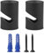 Decentralizer Pendant Light Cable Hook Lighting Fixture Organiser Pendant Cord Clip Cable Mounting a Ceiling or Wall-Mounted 'V' Hook for Fabric Electrical Cables (2, Black)
