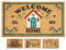 LUA VIKA Fußmatte Kokos - Welcome to My Home - 40x70 cm - Fussmatte Aussen und Innen - Fussmatten Haustür - Türmatte Außen - Fußmatten - Kokosmatte Fußmatte