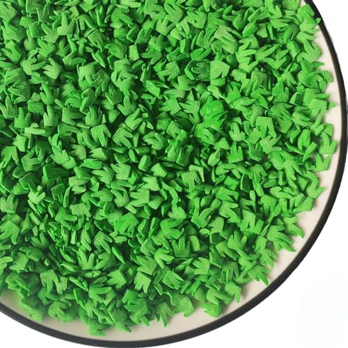 Essbare 95g Grün Gras Zucker Streusel Tortendeko Fußball Dessert Kuchen Toppers Kekszutaten Deko für Torten,Cupcakes und Eis, Party Deko für Kindergeburtstag