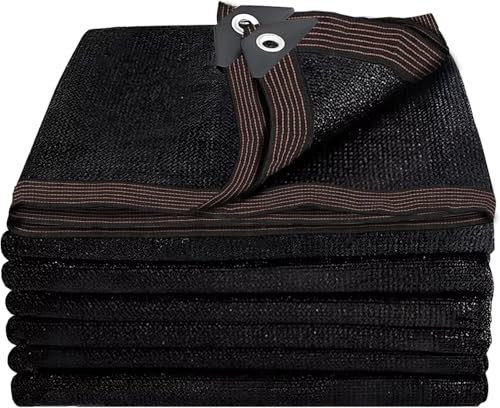 Rete Ombreggiante - 3x6m Telo Ombreggiante con occhielli,Nero Tessuto Ombreggiante 70% - 90% UV del sole Protezione,per Giardino,Pergola,Piante da Patio,Serra,Pollaio