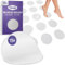 Filzada® 15x Anti Rutsch Dusche - Ø 10 cm Rund Transparent - Anti Rutsch Badewanne - Selbstklebende Antirutsch Pads Dusche - Antirutsch Dusche Aufkleber - Antirutsch Badewanne