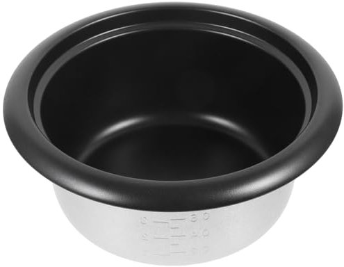 Alipis Replacement Pot for Rice Cooker Non-stick Inner Cooking Pot 1.5l Black