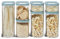 Mepal | 7-tlg. Set Vorratsdosen mit Deckel - Lebensmittelbehälter Rechteckig - Küchenorganizer aus Kunststoff - Vorratsbehälter Luftdicht | 1x 2000 ml - 2x 425 ml, 1000 ml & 1500 ml | Nordic Green