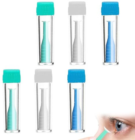 4pcs silicone Remover lentilles de contact, ventouse de lentilles de contact avec bouteille, lentilles souples ventouse de lentilles de contact, ventouse de lentilles de contact sans ventilation avec