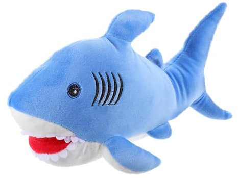 Toyvian 1 Stück Hai-Puppe Plüschpuppe Hai Blue