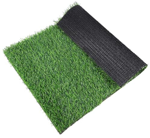 Garneck Kunstrasen-außenteppich Fußmatten Willkommensmatten Im Freien Outdoor-teppich Gras Türmatte Aus Kunstrasen Patch Drinnen Künstlich Grüner Teppich Für Hunde Schwarz Gummi