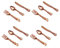 Toddmomy 4 Ensembles Mini-Couverts Couverts De Table Cuillères Miniatures Couverts Miniatures Kit Mini Vaisselle Ustensiles De Cuisine Miniatures Alliage Rose Gold