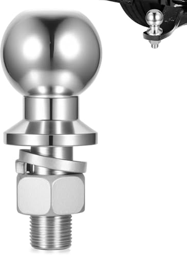 Sfera di Attacco per Rimorchio, 50mm Gancio Traino per Trattore Sicura, 3,5T Sfera di Traino Bulloni con Testa Sferica per Barra di Trainos, Gancio di Trainos per Auto Camion Rimorchi Trattori