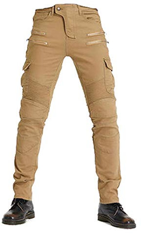 GZKDKZB Pantalones de Ciclismo de Carreras para Mujer, Vaqueros de Motociclismo, Equipo de protección de Rebote Lento para Mayor Seguridad, Equipo de protección extraíble, más práctico, la