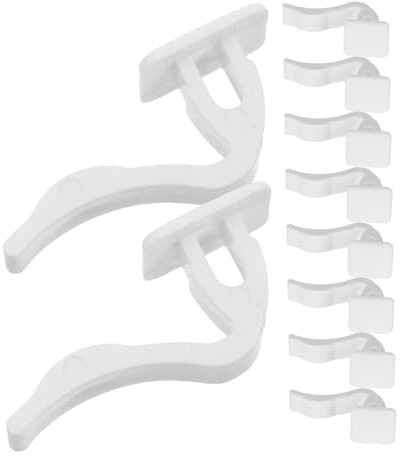 SOLUSTRE 10 Pièces Clips de Support Plastique pour Radiateur Résistants Chaleur Accessoires de Suspension et Fixation pour Cache Radiateur et Durite