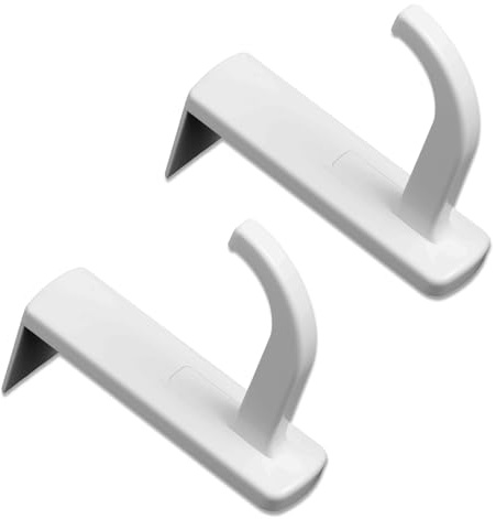 Xthrotsenk 2pcs Monitor Headphone Stand Hook Headset Holder Hanger Adhesive Gaming