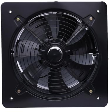 Kanalabsaugung, Ventilator, Abluftventilator aus Eisen und Kupfer, 750 W, 8000 m³/h Luftvolumen, 2800 U/min Geschwindigkeit, for Badezimmer, Küchen, Werkstätten
