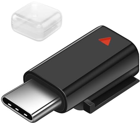 pour DJI Mic 3 Adaptateur Téléphone Portable USB-C, Adaptateur Type-C | pour iPhone 17 16 15 Pro pour Galaxy S25 S24 S23 A17 A26 A16 A35 A54 A53 A33 5G PC Tablette Pixel 10 9 Pro XL