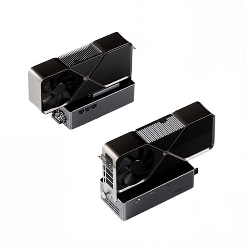 Plyisty Docking Station EGPU con Alimentatore Integrato da 800 W, OCuLink e Scheda Grafica Esterna USB 4.0 Dock PCIe 4.0 X4, TGX Hot Swap Adatto per ThinkBook 14+ 16+ Laptop Gaming (Spina europea)