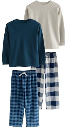 NEXT Jungen Karierte Pyjamas aus Webstoff im 2er-Pack 98-176
