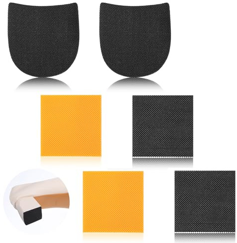 6 Stück Schuhabsatz Reparaturpolster, 3.5 mm dicke Gummisohlen Aufkleben | Schuhsohlen Anti Rutsch Griffe Schuhsohlen Reparatur Gummi Protektoren