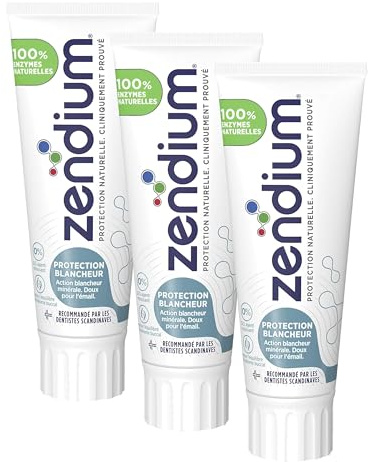 Zendium Zahnpasta Schutz Weiß 75 ml - Die Verpackung kann variieren (Packung mit 3)