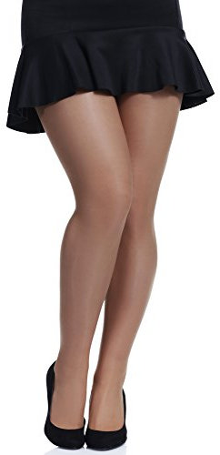 Merry Style Medias Pantys Tallas Grandes Plus Size Mujer MS 161 20 DEN (Melisa, XXL)