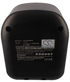 CS-LIN140PX Akku 3300mAh Kompatibel mit [Lincoln] 1401, 1442, LIN-1401, LIN-1442, PowerLuber Cordless Grease Gun Ersetzt 40394