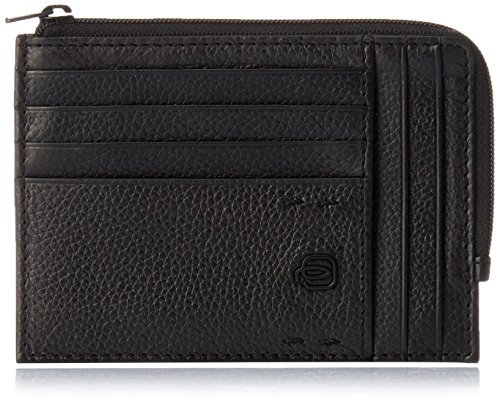 Piquadro Unisex, Schwarz, Einheitsgröße, Münzgeldbörsen und -Beutel
