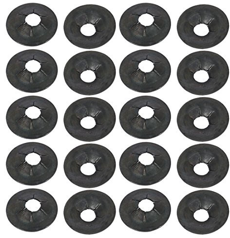 sourcing map 20 Stück Sternschloss Sicherungsscheiben 3mm x 10mm mit Innenzahn Ersatz