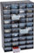 Britten & James 40 Drawer Storage Cabinet Organiser Unit Black ideal for Workroom, Workshop, Garage or Shed