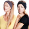 BLOM Original Haarband Stirnband Damen Zweierpack - Yoga, Modeaccessoire, Workout, Sport Fitnessstudio - Breit, Schweißableitend & Dehnbar