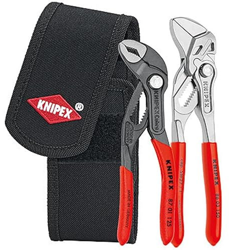 Pince-clé miniature et pince multiprise Cobra - Avec pochette à outils - Vendu par 2