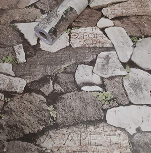 picturado 10 m x 45 cm Tapete Folie 3049 selbstklebend Mauer mit Grün