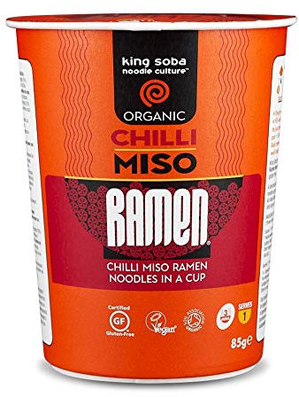 King Soba Organic Chilli Miso Ramen Cup 85 g