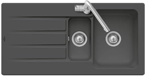 Villeroy & Boch Architectura 60 XR - 3365 01 i4 Graphit Keramikspüle Handbetätigung