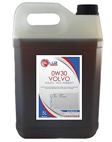 DLLUB - Huile moteur voiture VOLVO 0w30 Volvo - A5/B5 - VCC 95200377-5 litres