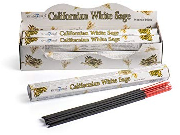 Stamford London 37315 Californian White Sage Incense Sticks, 20 Sticks x 6 Packs