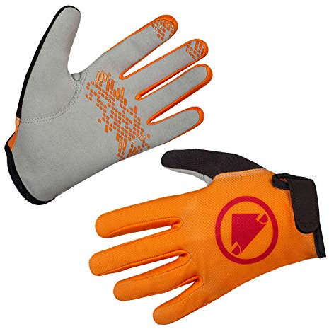 Endura Hummvee Boys MTB Gloves Large Tangerine
