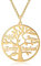 Collier Arbre de Vie en Argent Sterling 925 Femme Prénom Personnalisé, Pendentif 1-9 Noms d'arbre Généalogique à Graver Avec Boîte-Cadeau Bijoux pour Maman Grand Mère