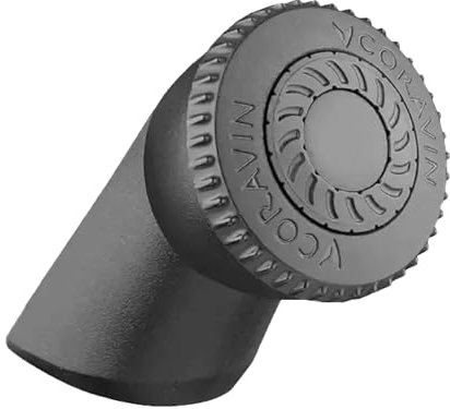 Coravin - Aeratore girevole - Da utilizzare con il sistema di conservazione del vino girevole - Aera Rapidamente il tuo vino rosso e bianco in bottiglia | Mantiene la freschezza del vino | Nero