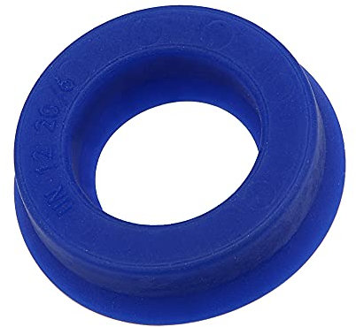 sourcing map UHS-Radialwellendichtring 12mm ID x 20mm AD x 6mm Breite PU-Wellendichtring Blau Packung mit 5