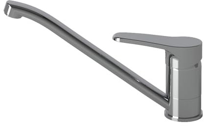 Cata Grifo CBB Monomando Caño Bajo Giratorio 360 Aireador Anticalcáreo con Reductor de caudal a 5,7l/min Acabado Cromado