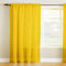 Roseley Slot Top Voile Curtain 1 Panel Mesh See Through Living Room Patio Door Drape Nursery Sheer Organza Net Curtain (Yellow, W:58'' x D:72'')