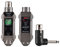 Btuty UHF Convertidor de micrófono con cable a inalámbrico Micrófono Transmisor y receptor Compatible con micrófono dinámico/condensador