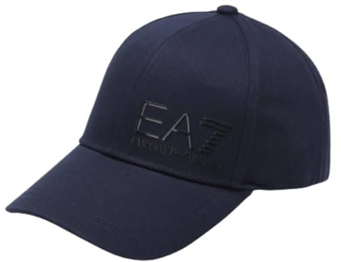 Cappello unisex Emporio Armani EA7 woven baseball hat black iris CS23EA01 247088 CC010 M