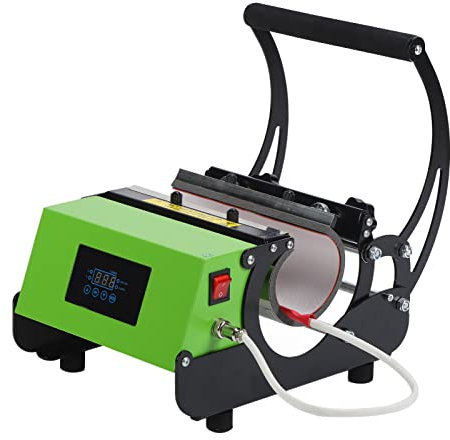 Mug Press, Tumbler Heat Press Uniform Heating Premium Material Precision Control for Home for DIY Project for Studio (Prise UE 220V)