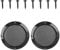 MACHSWON 2pcs Car Woofer Subwoofer Grill Speaker Grill Cover Mesh Protector Cover 6inch Black